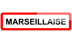 Marseillaise - 15x4 cm - Autocollant(sticker)