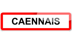 Caennais - 15x4 cm - Autocollant(sticker)