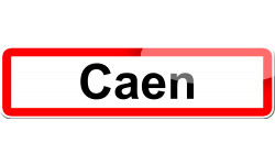Caen - 15x4 cm - Autocollant(sticker)