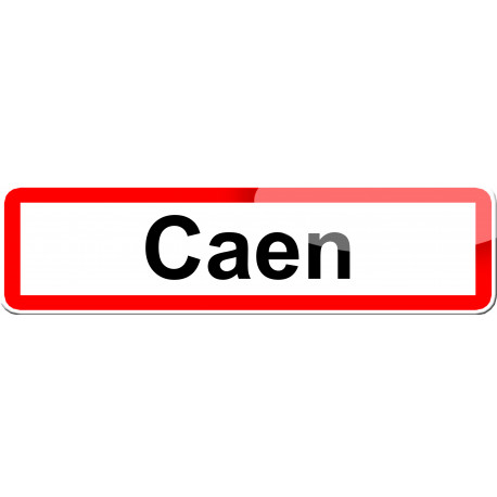 Caen - 15x4 cm - Autocollant(sticker)