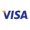 Paiement par carte Visa accepté - 15x9.2cm - Autocollant(sticker)