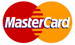 Paiement carte MasterCard accepté - 15x9.2cm - Autocollant(sticker)