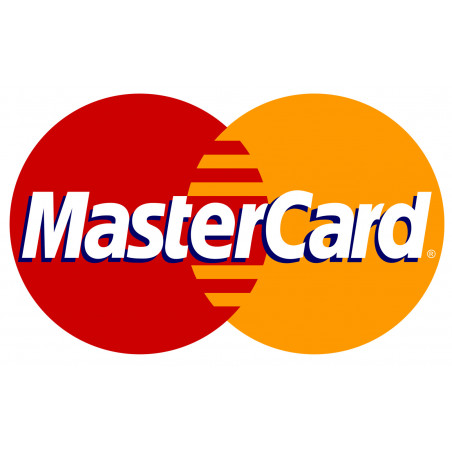 Paiement carte MasterCard accepté - 15x9.2cm - Autocollant(sticker)