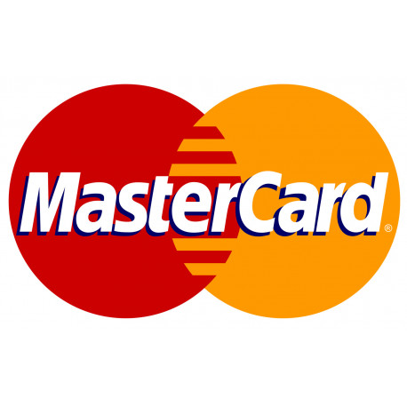 Paiement par carte MasterCard accepté - 20x12.3cm - Autocollant(sticker)