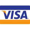 Paiement Visa accepté - 10x6cm - Autocollant(sticker)