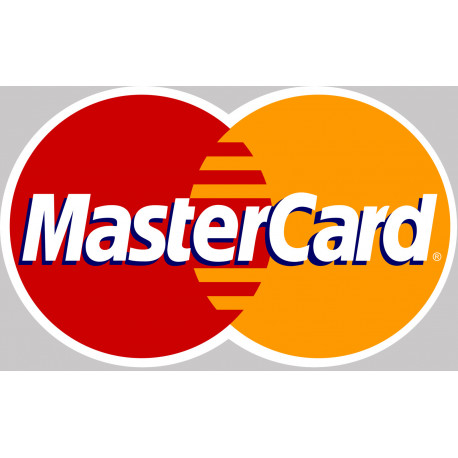Paiement par carte MasterCard 2 accepté - 10x6cm - Autocollant(sticker)