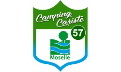 Camping car Moselle 57 - 10x7.5cm - Autocollant(sticker)