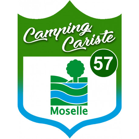 campingcariste Moselle 57 - 10x7.5cm - Autocollant(sticker)