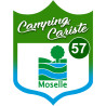 campingcariste Moselle 57 - 10x7.5cm - Sticker/autocollant