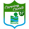 campingcariste Moselle 57 - 10x7.5cm - Autocollant(sticker)