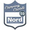 campingcariste nord 59 - 10x7.5cm - Autocollant(sticker)