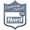 Campingcariste nord 59 - 20x15cm - Autocollant(sticker)