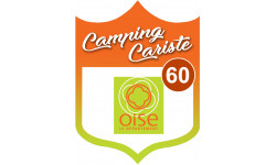 Campingcariste Oise 60 - 15x11.2cm - Autocollant(sticker)