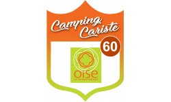 Campingcariste Oise 60 - 20x15cm - Autocollant(sticker)