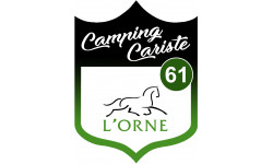 campingcariste l'Orne 61 - 10x7.5cm - Autocollant(sticker)