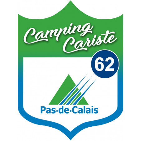 campingcariste Pas de calais 62 - 10x7.5cm - Autocollant(sticker)