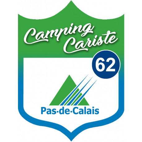 Camping car Pas de calais 62 - 15x11.2cm - Autocollant(sticker)