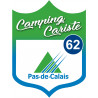 Camping car Pas de calais 62 - 15x11.2cm - Autocollant(sticker)