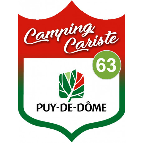 campingcariste Puy de Dôme 63 - 10x7.5cm - Autocollant(sticker)