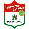 Camping car Puy de Dôme 63 - 15x11.2cm - Autocollant(sticker)