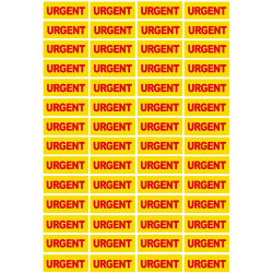 URGENT - 56fois 4.8x2cm - Sticker/autocollant