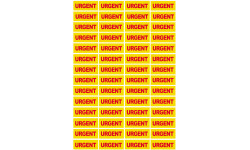 URGENT - 56 unit. 4.8x2cm - Autocollant(sticker)