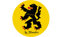 La Flandre du Nord - 5cm - Autocollant(sticker)