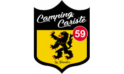 Campingcariste Flandre 59 - 10x7.5cm - Autocollant(sticker)