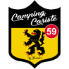 Camping car Flandre 59 - 15x11.2cm - Autocollant(sticker)