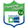 Camping car Calvados 14 - 20x15cm - Autocollant(sticker)