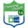 Campingcariste Calvados 14 - 20x15cm - Autocollant(sticker)