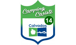 Campingcariste Calvados 14 - 10x7,5cm - Autocollant(sticker)