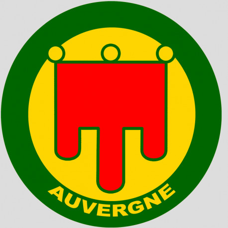 Auvergne - 20cm - Autocollant(sticker)