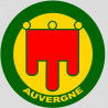 Auvergne - 10cm - Autocollant(sticker)