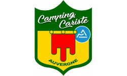 campingcariste Auvergne - 20x15cm - Autocollant(sticker)