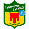 campingcariste Auvergne - 20x15cm - Autocollant(sticker)