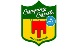 campingcariste Auvergne - 15x11.2cm - Autocollant(sticker)