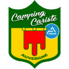 campingcariste Auvergne - 10x7.5cm - Autocollant(sticker)