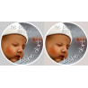 sticker / Autocollant : ne pas sonner bébé dort style 2 - 2x4.5cm - Autocollant(sticker)