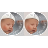 bébé dort ne pas sonner - 2x4.5cm - Autocollant(sticker)