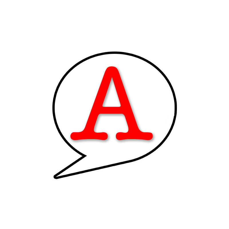 A bulle 4 - 15cm - Sticker/autocollant