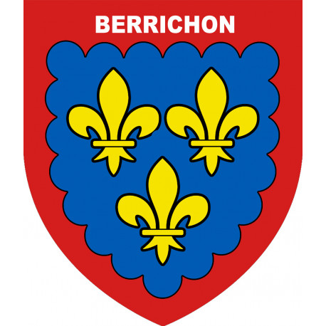 Blason Berrichon - 20x17cm - Autocollant(sticker)