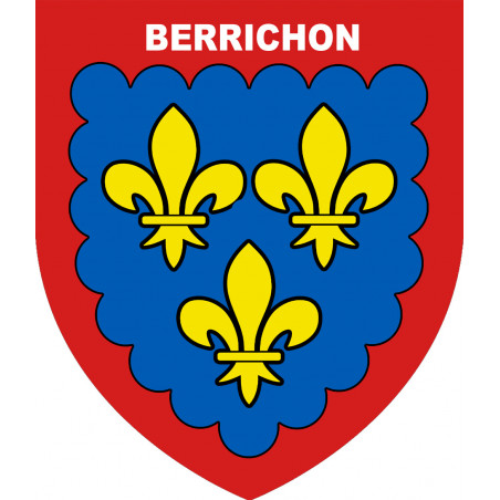 Blason Berrichon - 15x12.8cm - Autocollant(sticker)