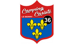 Campingcariste du Berry 36 Indre - 20x15cm - Autocollant(sticker)