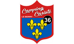 Campingcariste du Berry 36 Indre - 10x7.5cm - Autocollant(sticker)