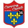 Campingcariste du Berry 36 Indre - 10x7.5cm - Autocollant(sticker)