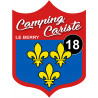 campingcariste du Berry 18 - 10x75cm - Autocollant(sticker)