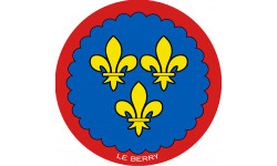 Blason du Berry - 10 cm - Autocollant(sticker)