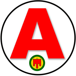 A jeune conducteur d'Auvergne - 15x15cm - Sticker/autocollant