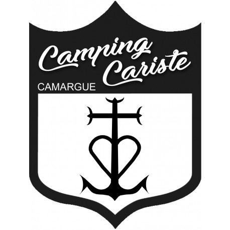 campingcariste Camargue - 15x11.2cm - Autocollant(sticker)
